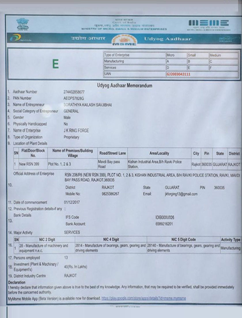 Forging Bearing Ring Automobile Industry Manufacturers